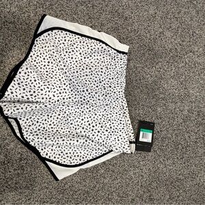 Nike Black and White Kids Patterned Shorts